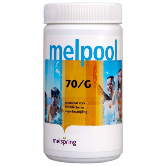Melpool chloorgranulaat 70/G - 1 kg MELPOOL70G